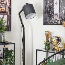 Lampadaire Tukchor Noir, 1 Lumiere