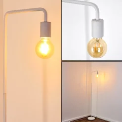 Lampadaire Valocolla Blanc, 1 Lumiere