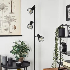 Lampadaire Verbania Noir, 3 Lumieres