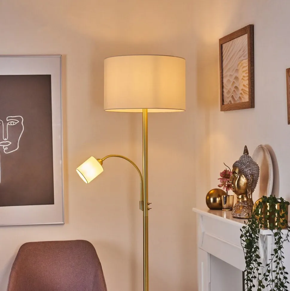 Lampadaire Vezza Laiton, 2 Lumieres