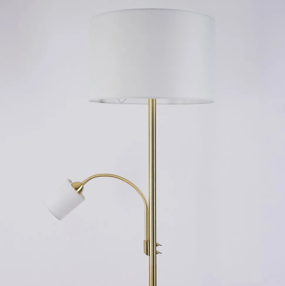 Lampadaire Vezza Laiton, 2 Lumieres