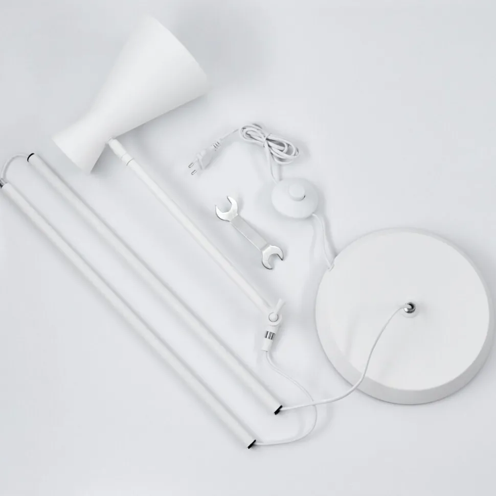 Lampadaire Vijes Blanc, 1 Lumiere