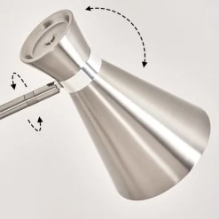 Lampadaire Vijes Nickel Mat, 1 Lumiere