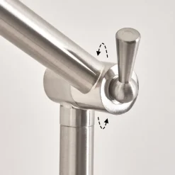 Lampadaire Vijes Nickel Mat, 1 Lumiere
