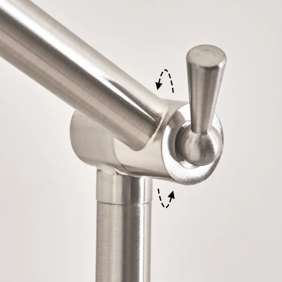 Lampadaire Vijes Nickel Mat, 1 Lumiere