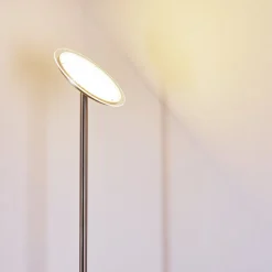Lampadaire Wonsbek Led Nickel Mat, 1 Lumiere