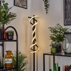 Lampadairealvarim Led Noir, 1 Lumiere