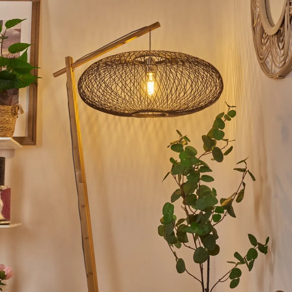Lampadairebrooker Ecru, 1 Lumiere
