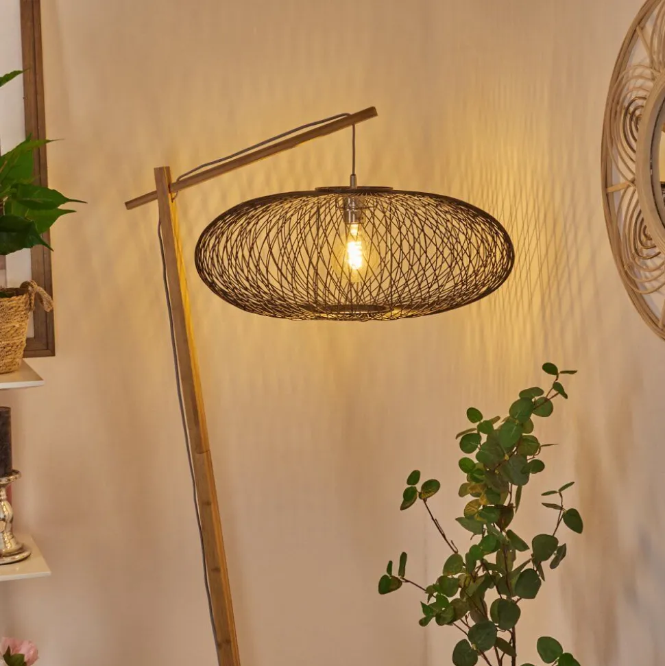 Lampadairebrooker Ecru, 1 Lumiere