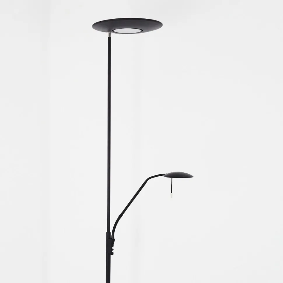 Lampadaireconfluencia Led Noir, 2 Lumieres