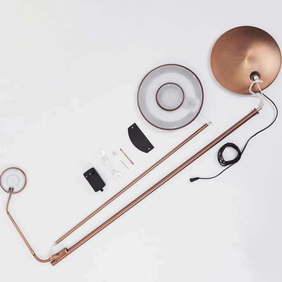 Lampadaireconfluencia Led Bronze, 2 Lumieres