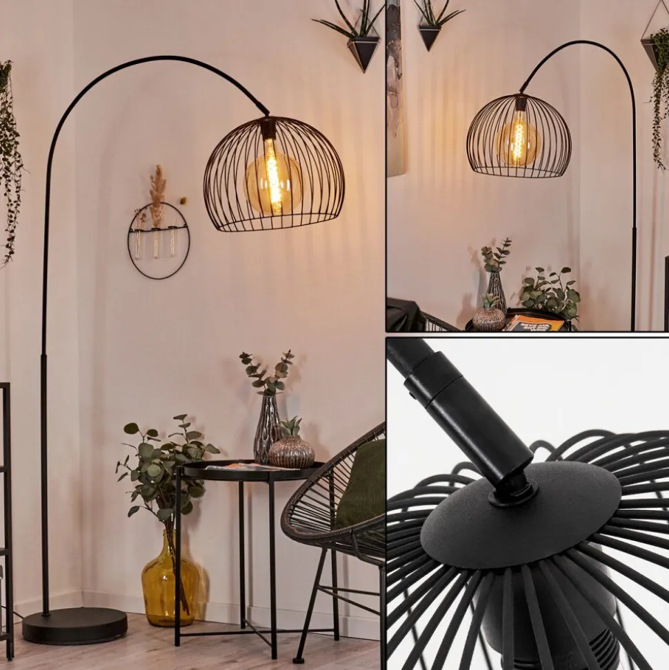 Lampadaireespairo Noir, 1 Lumiere