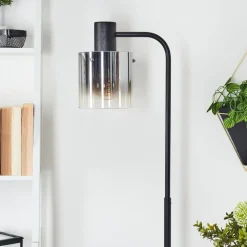 Lampadairegafa Noir, 1 Lumiere