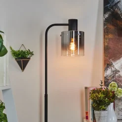 Lampadairegafa Noir, 1 Lumiere