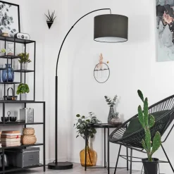 Lampadairegualdim Noir, 1 Lumiere