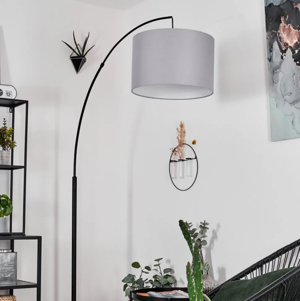 Lampadairegualdim Noir, 1 Lumiere