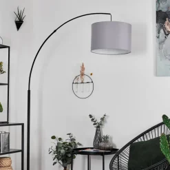 Lampadairegualdim Noir, 1 Lumiere