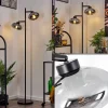 Lampadairehaikala Noir, 2 Lumieres