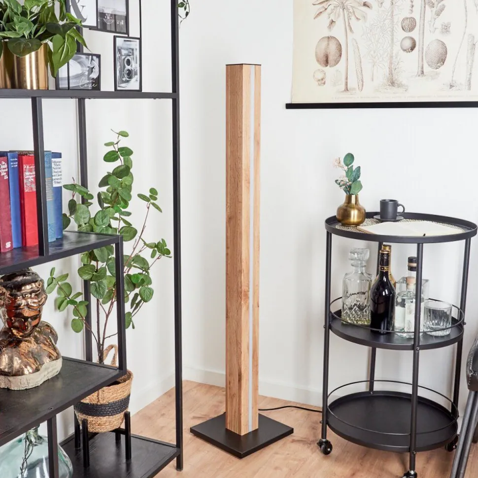 Lampadairekyneton Led Ecru, Noir, 1 Lumiere