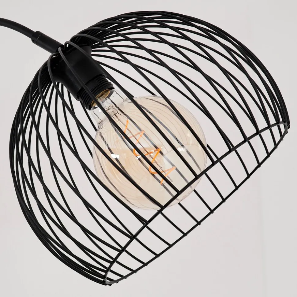 Lampadairemossay Noir, 3 Lumieres