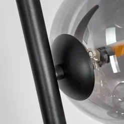 Lampadaireremaisnil Noir, 4 Lumieres