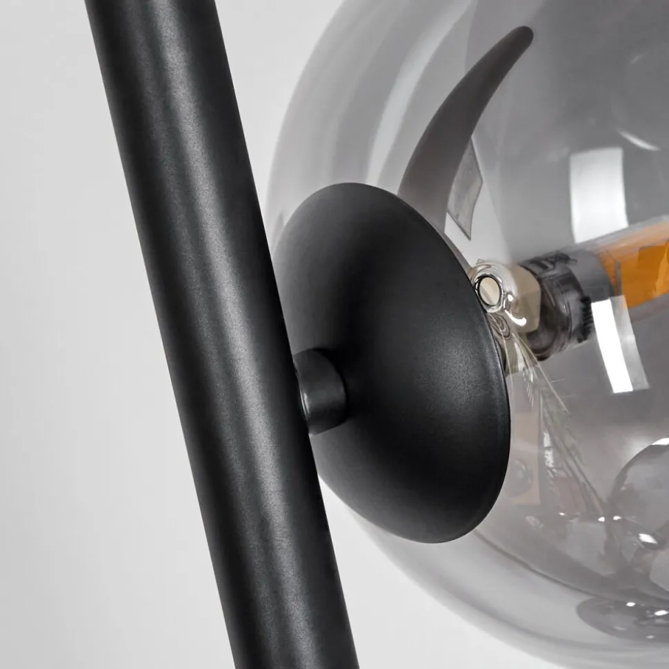 Lampadaireremaisnil Noir, 4 Lumieres
