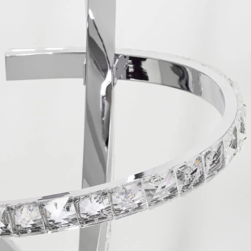 Lampadairerobalo Led Chrome, 1 Lumiere