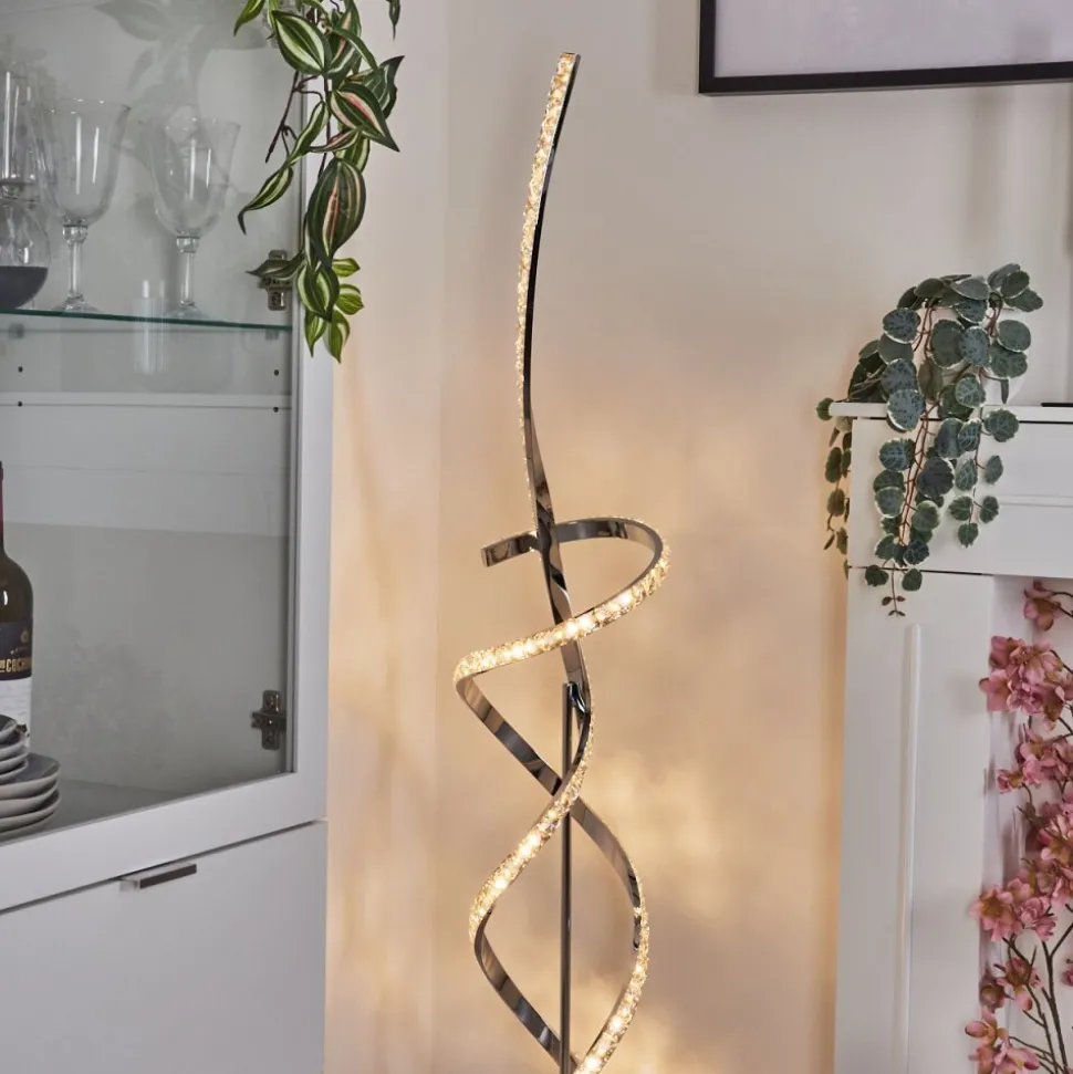 Lampadairerobalo Led Chrome, 1 Lumiere