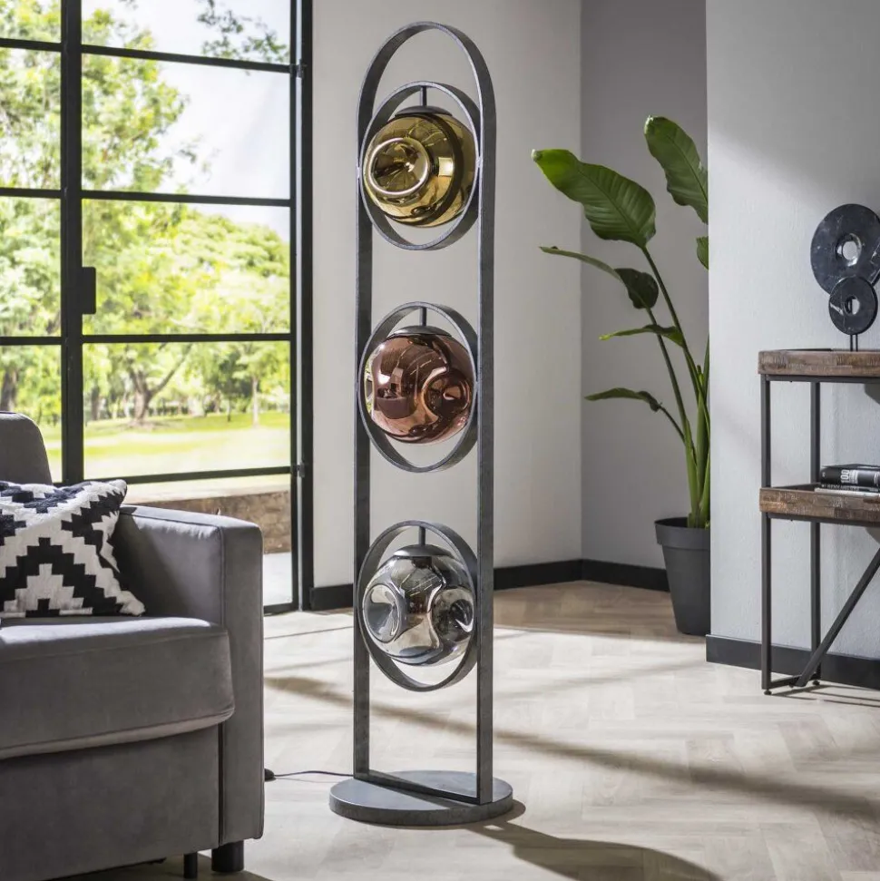Lampadairestellar Anthracite, 3 Lumieres