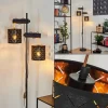 Lampadairetallaboa Noir, 2 Lumieres