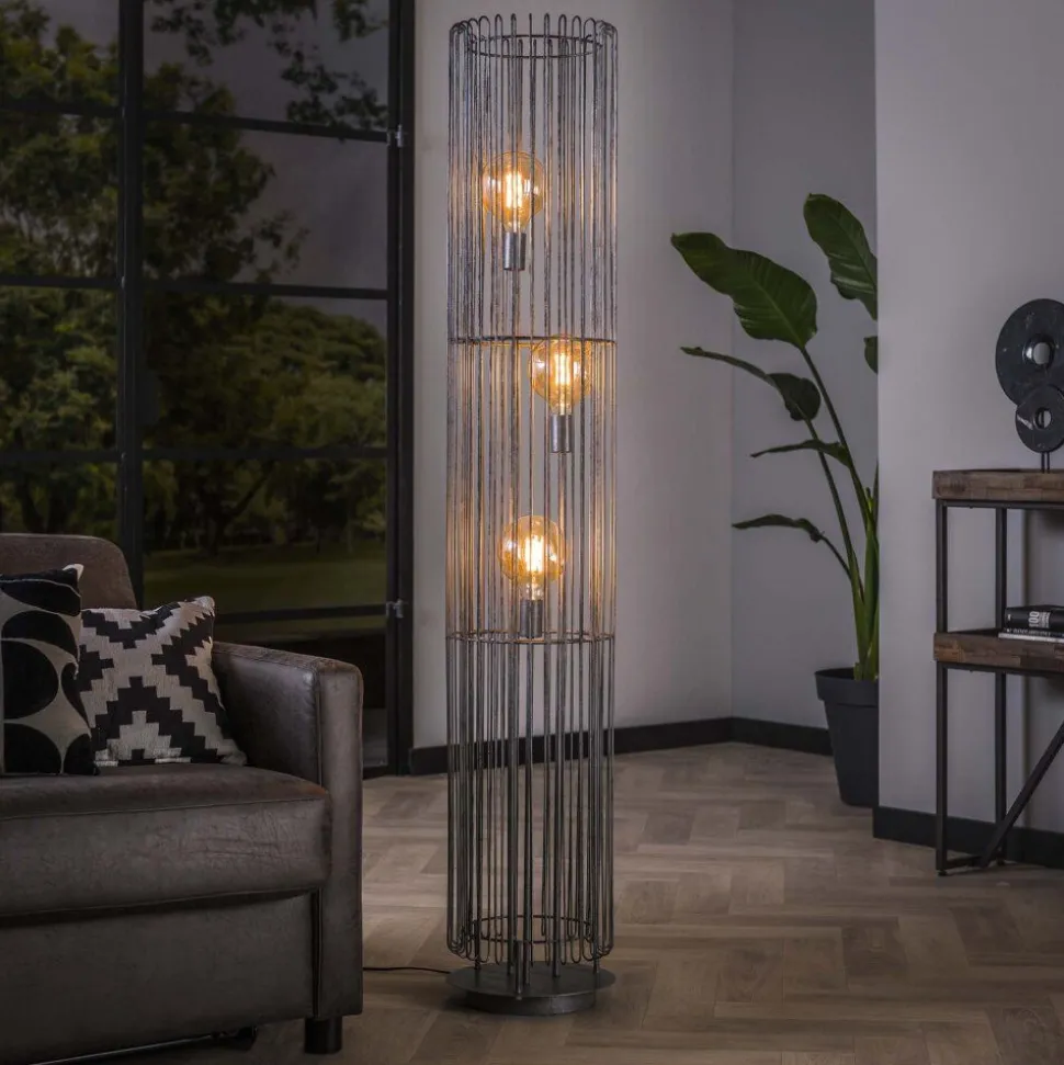 Lampadairetrax Anthracite, 3 Lumieres
