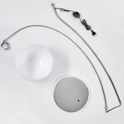 Lampe A Arcrotudal Chrome, 1 Lumiere