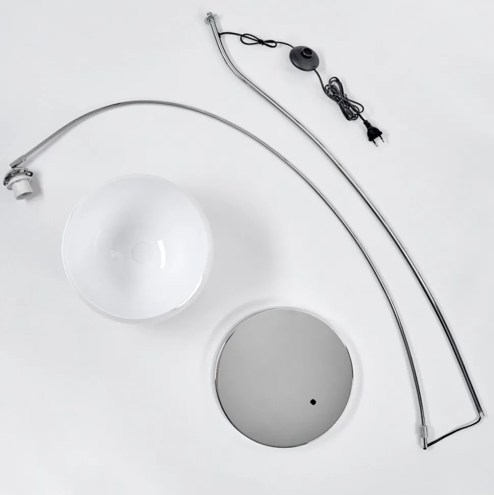 Lampe A Arcrotudal Chrome, 1 Lumiere