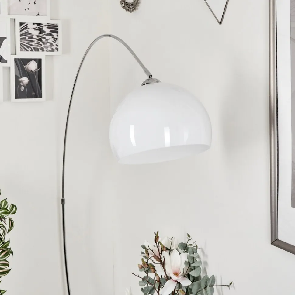 Lampe A Arcrotudal Chrome, 1 Lumiere