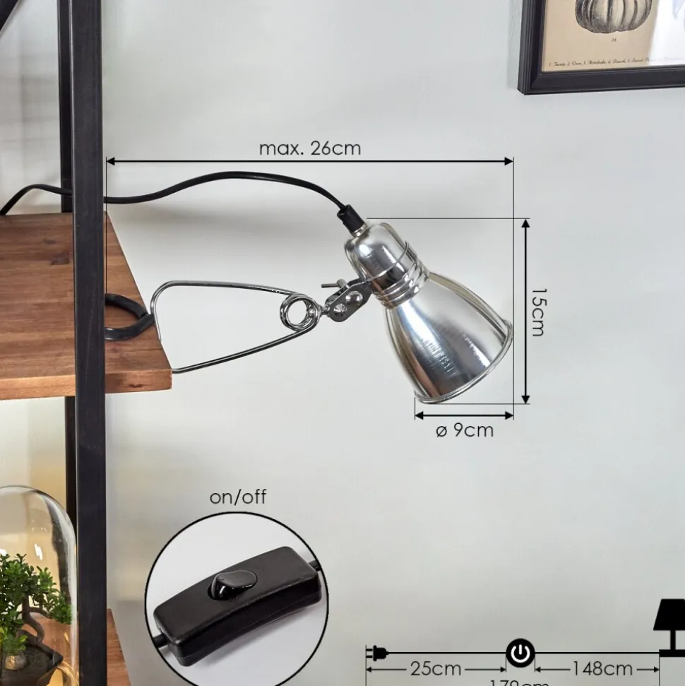 Lampe A Clipper Brienz Chrome, 1 Lumiere