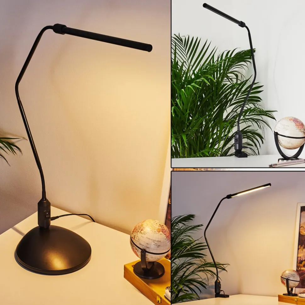 Lampe A Clipper Winnipeg Led Noir, 1 Lumiere