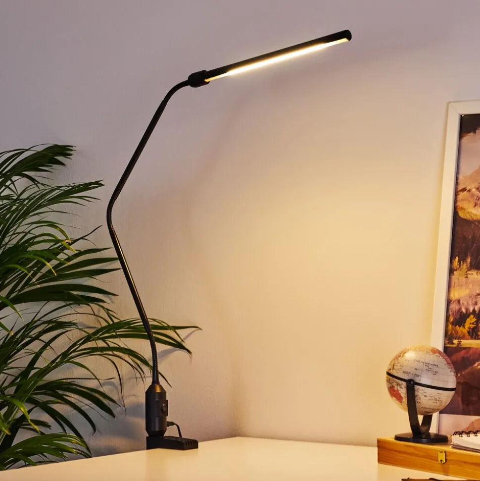 Lampe A Clipper Winnipeg Led Noir, 1 Lumiere