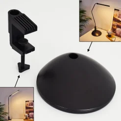 Lampe A Clipper Winnipeg Led Noir, 1 Lumiere