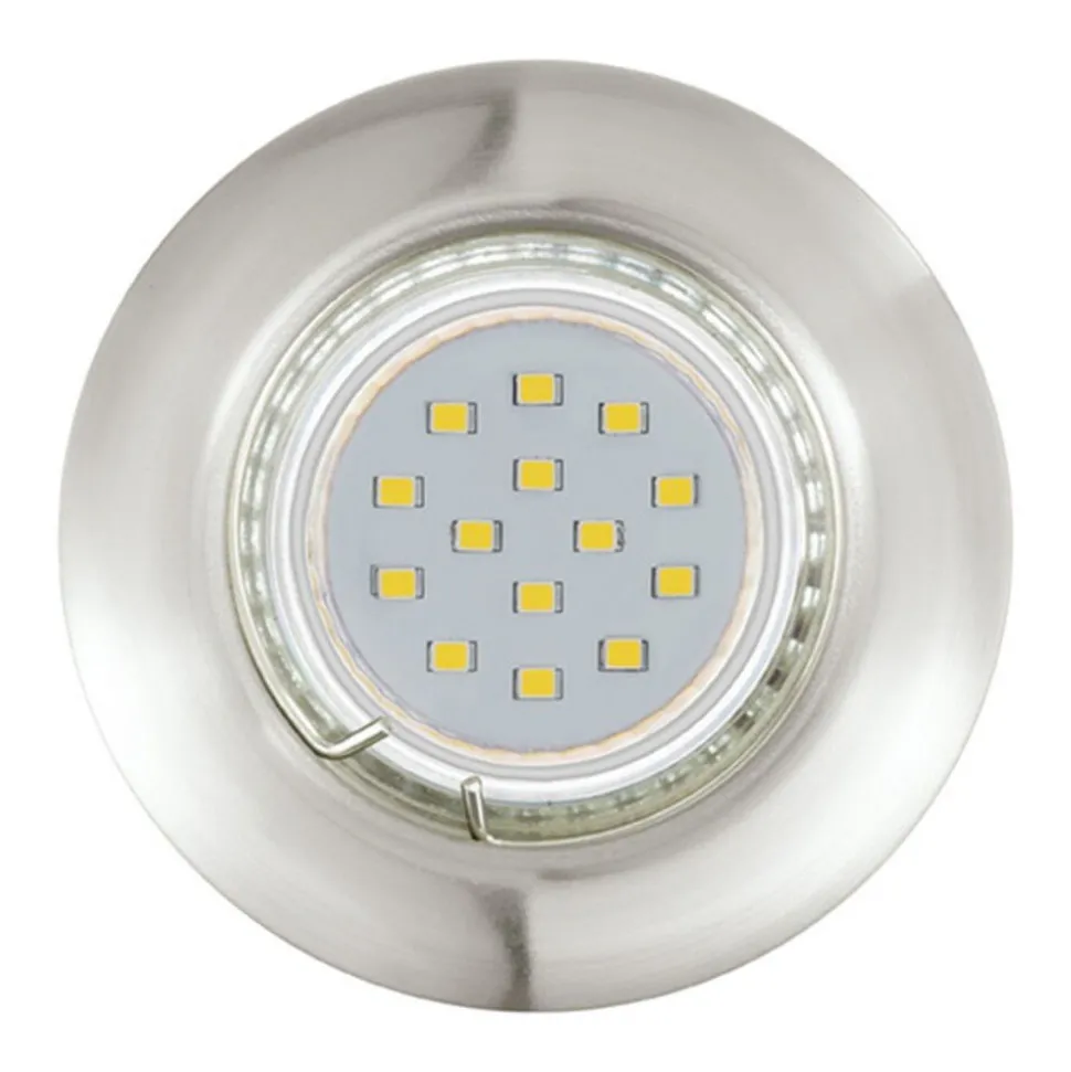 Lampe A Encastrer Eglo Peneto Nickel Mat, 3 Lumieres