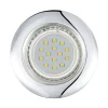 Lampe A Encastrer Eglo Peneto Chrome, 3 Lumieres