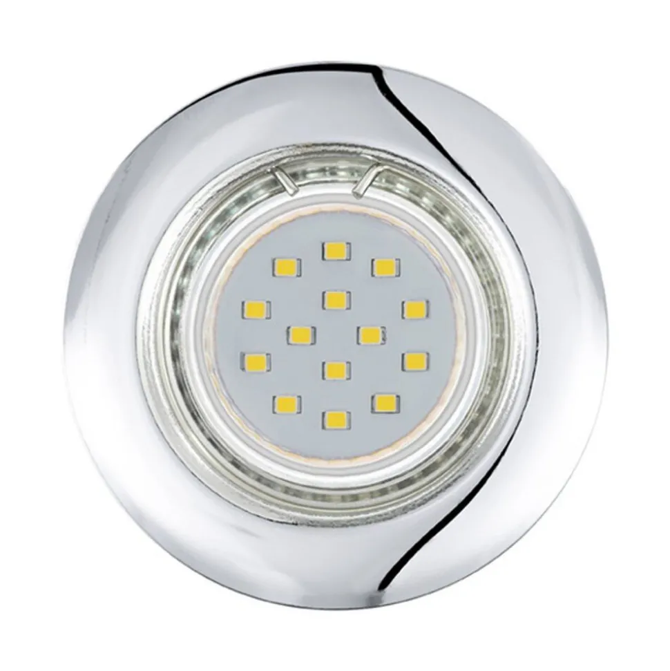 Lampe A Encastrer Eglo Peneto Chrome, 3 Lumieres