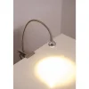Lampe A Pince Globo Serpent Led Nickel Mat, 1 Lumiere