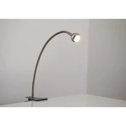 Lampe A Pince Globo Serpent Led Nickel Mat, 1 Lumiere