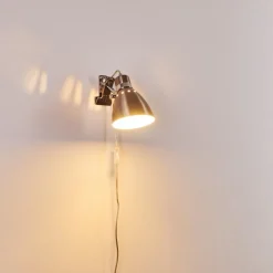 Lampe A Pince Stranderott Acier Inoxydable, 1 Lumiere