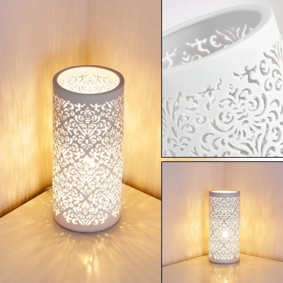 Lampe A Poser Aberjona Blanc, 1 Lumiere