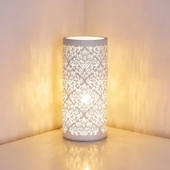 Lampe A Poser Aberjona Blanc, 1 Lumiere