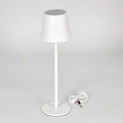 Lampe A Poser Allen Led Blanc, 1 Lumiere