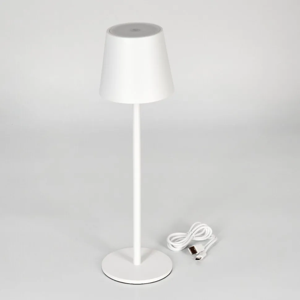 Lampe A Poser Allen Led Blanc, 1 Lumiere