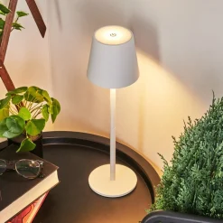 Lampe A Poser Allen Led Blanc, 1 Lumiere