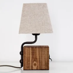 Lampe A Poser Banister Brun, Rouille, 1 Lumiere